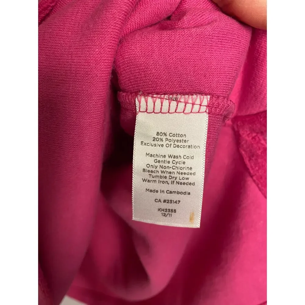 NWT Talbots Swim Cover Up Tunic Red Orange Size Large Long Shirt Terrycloth